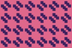 A pink and blue pattern with squares stairs vector