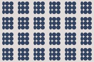 A pattern of blue and white circles on a gray background vector