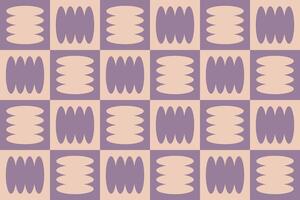 A purple and beige pattern with a large oval vector