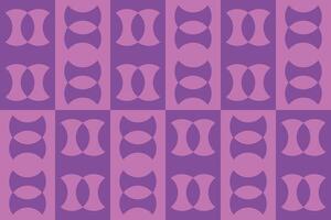 A purple background with a pattern of circles vector