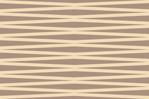A beige and brown striped triangle background vector