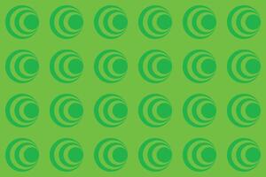 Green circles on a green background vector