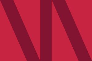Red triangle on a geometric background vector
