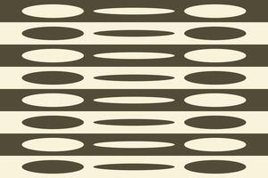 A pattern with circles brown and white stripes vector