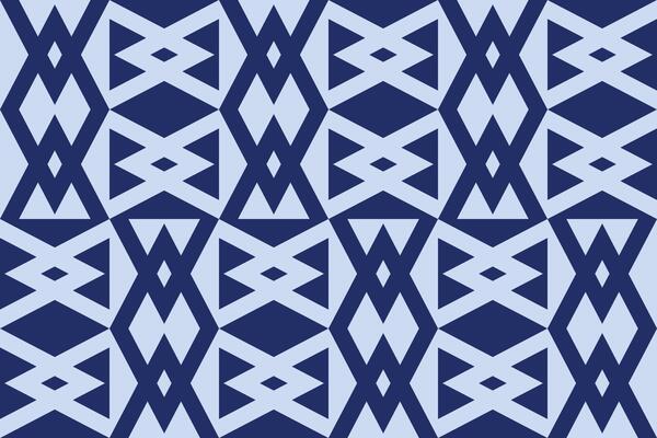 Blue triangle shapes geometric pattern