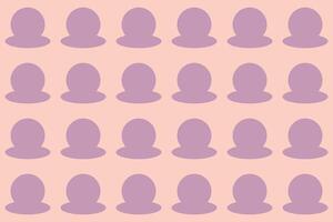 A pattern of purple eggs on a pink background vector