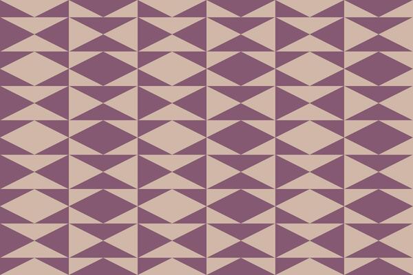 Purple and beige triangle shapes geometric pattern