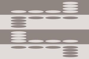 A gray and brown background with circles vector
