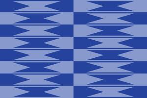 Blue triangle pattern with diagonal lines vector