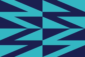 A blue and black triangle pattern vector