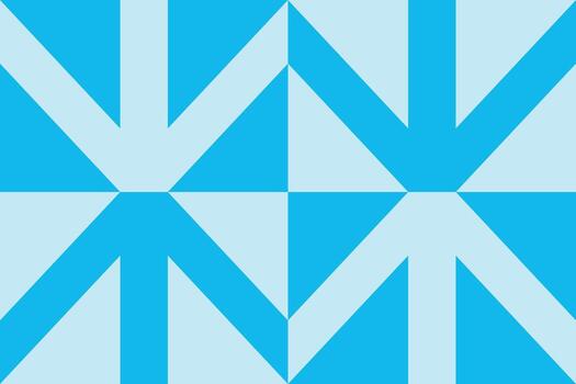 A blue pattern background with triangles vector