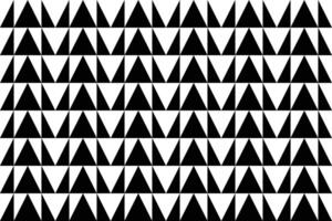 A black and white pattern with triangles shapes vector