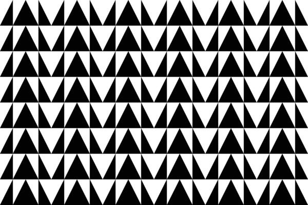 A black and white pattern with triangles shapes