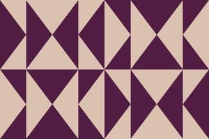 A purple beige geometric pattern with triangles vector