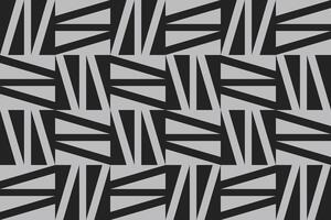 A black and grey triangle pattern with diagonal lines vector