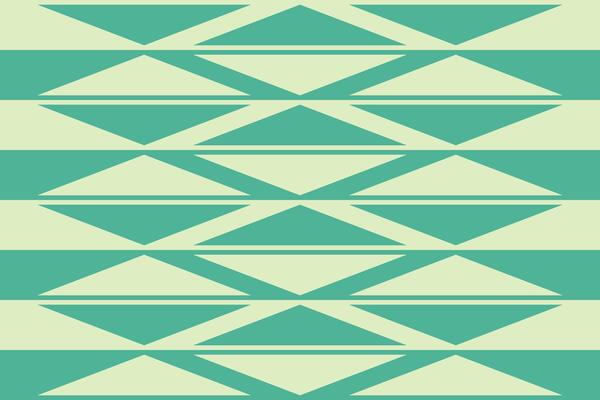 A green geometric pattern triangle shapes