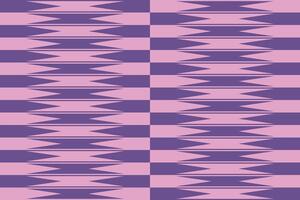 A purple and pink striped triangle pattern vector