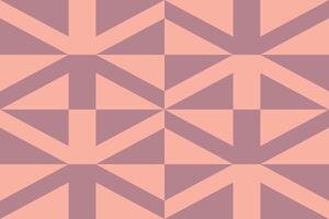 A pink and purple geometric pattern with triangle shapes vector