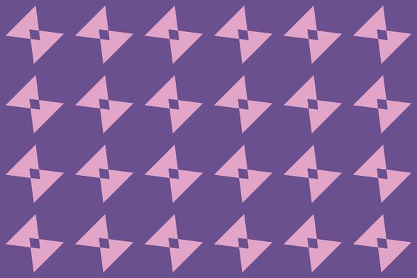 A purple pink background with triangle shapes