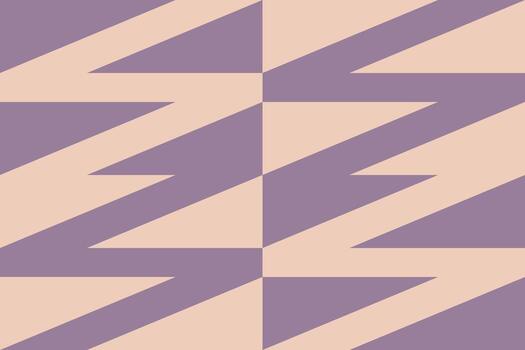 A purple and beige background with a triangle zigzag pattern vector