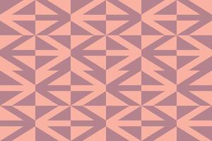 A pink and orange triangle arrow geometric pattern vector