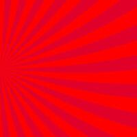 Geometrical psychedelic twirl ray burst background - hypnotic curved graphic with red curves vector