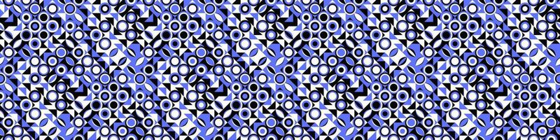 Horizontal diagonal mosaic pattern background - seamless graphic design from three colors vector