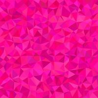 Abstract irregular triangle tiled background - illustration from low-poly triangles in pink tones vector