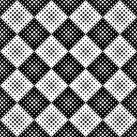 Black and white abstract seamless geometrical dot pattern background vector