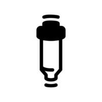 Simple black icon main filter, for hard water vector