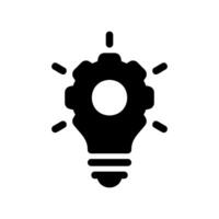 Simple icon setting up lighting equipment vector