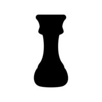 Simple icon chess, rook vector