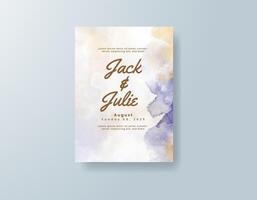 Modern typography paired with watercolor background. vector
