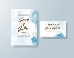 Sage and blush watercolor elements soften this formal invite. vector