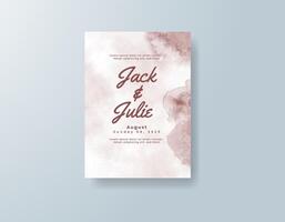 Whimsical watercolor florals dance around your wedding script. vector