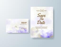 Abstract watercolor backgrounds elevate the overall design. vector