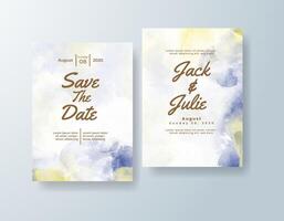 Elegant watercolor patterns frame your most important words. vector