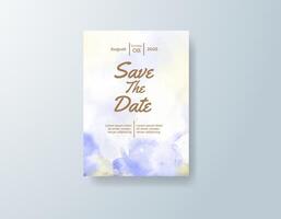 Cool and clean, with hints of blue watercolor and greenery. vector