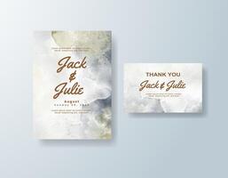 Cool tones in watercolor create wintry elegance. vector