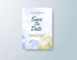 Watercolor vines swirl around your names in delicate motion. vector
