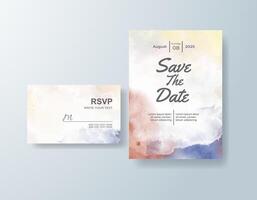 Sophisticated watercolor menu card in sage green tones with a classic theme vector