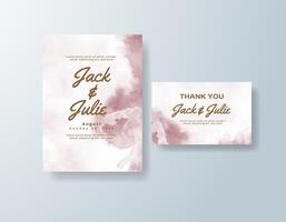 Modern watercolor details card in navy blue tones with a rustic theme vector