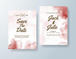 Elegant watercolor RSVP card in navy blue tones with a beach theme vector