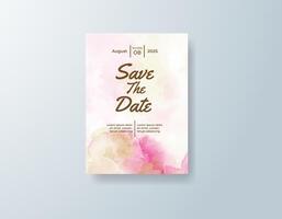 Dreamy watercolor wedding suite in ivory tones with a rustic theme vector