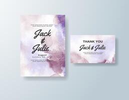 Dreamy watercolor save-the-date in soft pink tones with a rustic theme vector