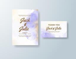 Custom watercolor details card in blush tones with a garden theme vector