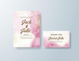Elegant watercolor florals wrap your invitation in timeless romance. vector
