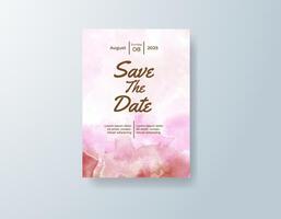 Custom watercolor announcement in champagne tones with a whimsical theme vector