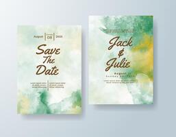 Vintage watercolor invitation in soft pink tones with a romantic theme vector