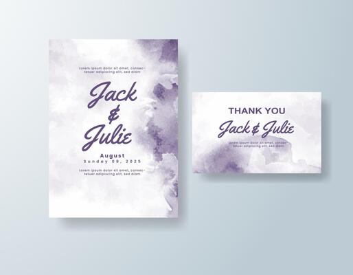 Handcrafted watercolor menu card in golden yellow tones with a beach theme